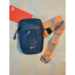 Nike Sling Crossbody Waist Hip Mini Unisex Bag Blue New - Free Shipping