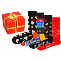 Happy Socks Happy Holidays Socks Set - Christmas Socks Gift Box 4er Pack