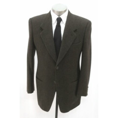 mens brown GIORGIO ARMANI blazer jacket 100% CASHMERE sport suit coat 40 R