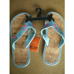 NWT West Loop Girl's Blue Glitter Sandals Small (13-1)