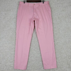Polo Ralph Lauren Slim Gi Fit Pants Men's Size 36/32 Pink Straight Leg Mid Rise
