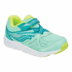 Saucony Girls Baby Ride 9 Sneaker, Turquoise, Size 6 M US Toddler NEW!!