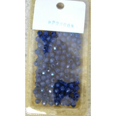 NEW KOKO sixagon shaped cobalt blue braiding/crafting hair beads-over 150 beads