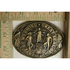 TONY LAMA THE GREAT STATE WYOMING FIRST EDITION BUCKLE