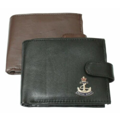 Royal Navy Leather Wallet BLACK or BROWN ME1