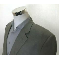 Joseph Feiss Light Gray Beige Speckled Sport Coat 2 Button Silk Wool Mens 48R