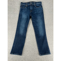 Lucky Brand 221 Original Straight Jeans Mens Size 33X30 Blue Medium Wash Mid Ris