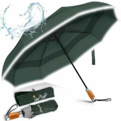 Royal Walk Umbrella Windproof Double Vented Travel Umbrella with Teflon 103cm