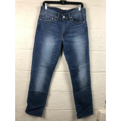 Levis 511 Mens 34 X 34 Slim Blue Jeans Denim Red Tab