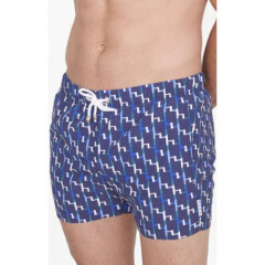 Shans Classique Palm Print Swim Shorts Swimwear $185 XXL