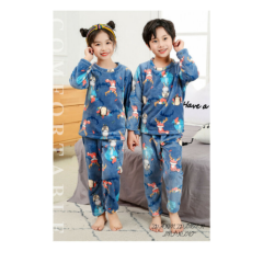 CityComfort Fleece Pyjamas For Kids, Fluffy Boys and Girls Winter Warm PJs