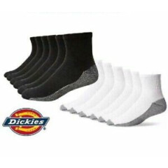 DICKIES Men's Women's Trainer Quarter Work Socks Ankle Thick Heavy Duty 6-11 lot