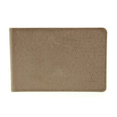 Louis Vuitton Brown Taiga Card Case ID Holder 329lvs518