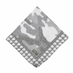 NWT RODA Textured Gray and White Camouflage Print Pocket Square