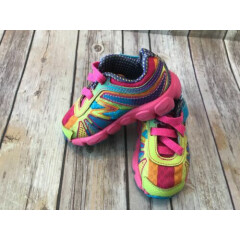 New Balance Infant Girls Running Tennis Sneakers Shoes Multi Color Rainbow 5