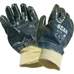 Scan Nitrile Heavy Duty Gloves One Size