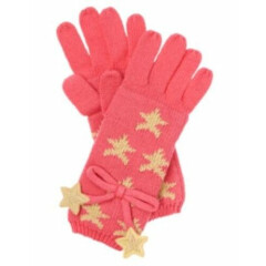 GYMBOREE STAR OF THE SHOW PINK w/ STARS DANGLE SWEATER GLOVES 4 5 7 8 9 10 NWT 