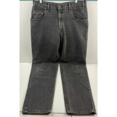 Vintage Men's Levi's Silvertab Denim Jeans Size 36x34 90's Loose Fit Black USA