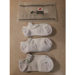Hylaea 3-Pack Athletic Running Socks Cushion Padded Low Cut (Medium, White)
