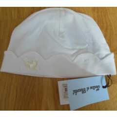 Tartine et Chocolat baby girl boy white hat 6-9 m BNWT