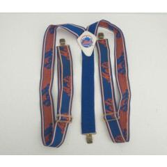 VTG Cuddles MLB Mets NY Logo Suspenders Elastic Clip Adjustable USA Made *READ*