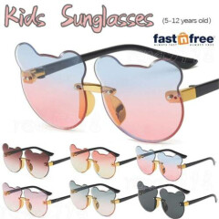 Kids Sunglasses Glasses Baby Sunglasses Eyes Cartoon Boys Girls 5-12Years Old