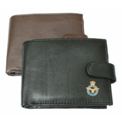 RAF Royal Air Force Shield Leather Wallet BLACK or BROWN ME53