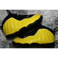 NIKE AIR FOAMPOSITE ONE WU TANG YOUTH BOYS BASKETBALL SHOES YELLOW 723947-701 9C
