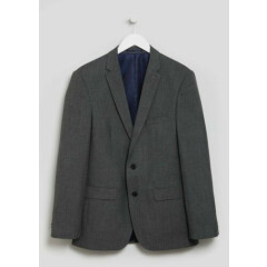 Taylor & Wright Oakwood Tailored Fit Suit Jacket Light Grey 46" Long CR009 BB 01
