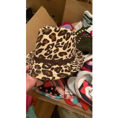 NWT Ready Dress Go Hat Size 3 4 Gymboree Leopard Cheetah Fedora Girls
