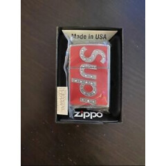Supreme FW20 Swarovski Zippo Lighter Guaranteed In Hand Now Ship Now Sold out