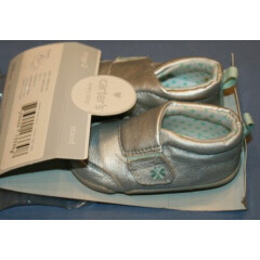 Carters Every Step Silver Shoes Sz 5 New Christy P2 Stage 2 Toddler Girls
