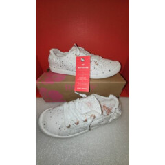 Roxy Bayshore IV Comfort Shoes, Girls Size 4 M, Stars NEW MSRP $45 