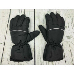 Electric Battery Heated Gloves for Women Men Touchscreen Black Size Large