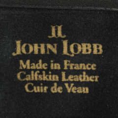 NWT JOHN LOBB Black Calfskin Leather Gloves Size 9.5 $495