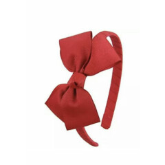 7Rainbows Fashion Cute Red Bow Headband for Girls Toddlers.