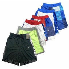 Nike Kids Boys Dri-FIT Elite Stripe Basketball Training Athletic Shorts