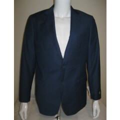 Sebastian Taheri Suit Jacket Size 40 French Blue Model; Wall Street Modern Fit