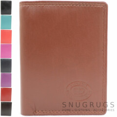 Ladies / Womens / Mens Soft Leather Credit Card / Travel Card / ID Money Holder