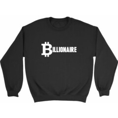 Bitcoin Billionaire Boys Girls Kids Childrens Jumper Sweatshirt