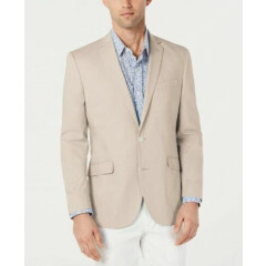 Unlisted by Kenneth Cole Men's Slim-Fit Chambray Sport Coat tan 48r f16