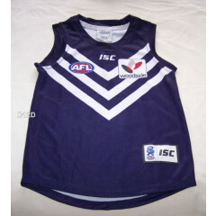 Fremantle Dockers AFL Boys ISC 2011 Home Guernsey Jersey Size 10 New