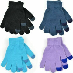 Kids Boys Girls Thermal Insulated Touchscreen I-MAGIC IPHONE Warm Sports Gloves