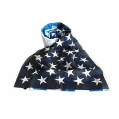 Unisex Scarf Tommy 25232 flag blue line made in Italy