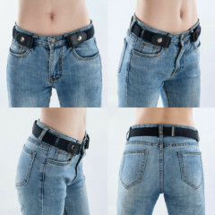 5x Buckle-free Invisible Elastic Waist Belts For Jeans No Bulge Hassle Men Women