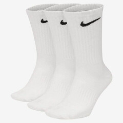 Nike Unisex 247975 Everyday Lightweight Crew 3-Pair Socks Size L
