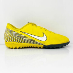 Nike Boys Neymar Vapor 12 Academy A09476-710 Yellow Football Cleats Shoes Sz 5Y