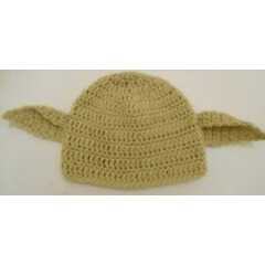 Crocheted Star Wars Baby Yoda Hat