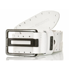 Redbridge Men's Belt Genuine Leather Leather Belt Leather Belt Premium Wide White