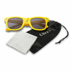 Yellow Kids Childrens Sunglasses Girls Boys Classic Shades Fashion Glasses UV400